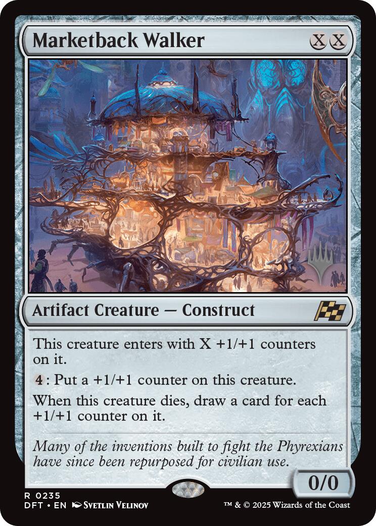 Marketback Walker (Promo Pack) [Aetherdrift Promos] | Shuffle n Cut Hobbies & Games