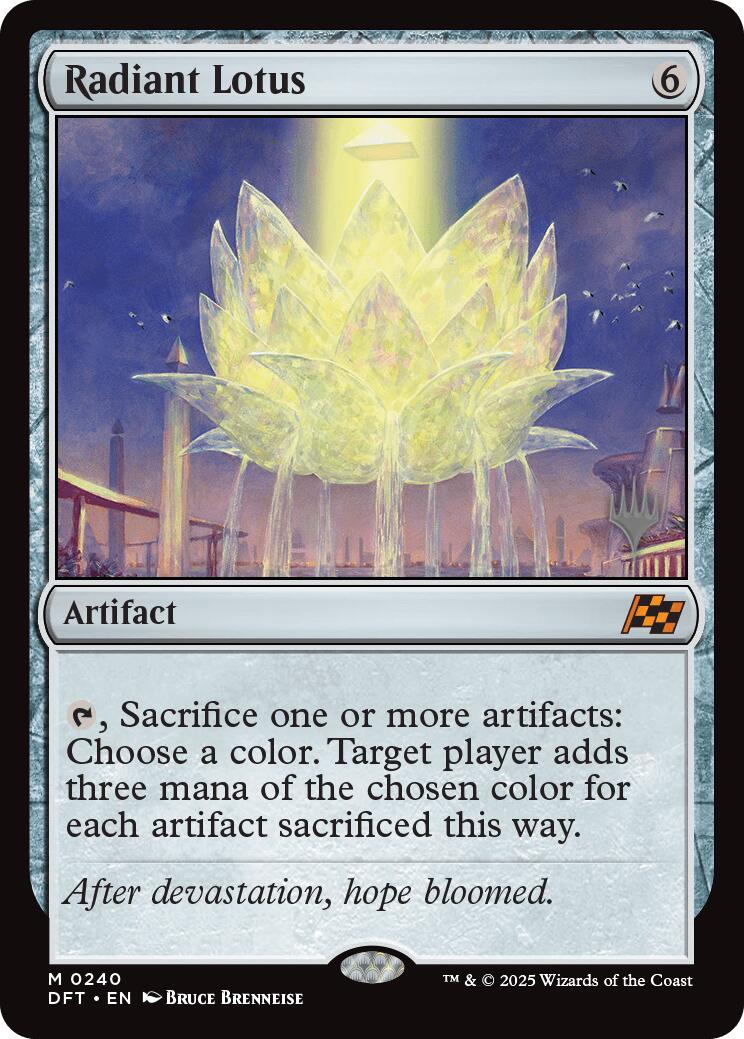 Radiant Lotus (Promo Pack) [Aetherdrift Promos] | Shuffle n Cut Hobbies & Games
