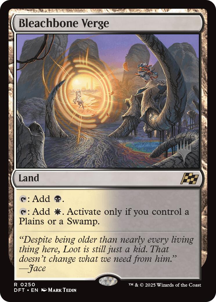 Bleachbone Verge (Promo Pack) [Aetherdrift Promos] | Shuffle n Cut Hobbies & Games