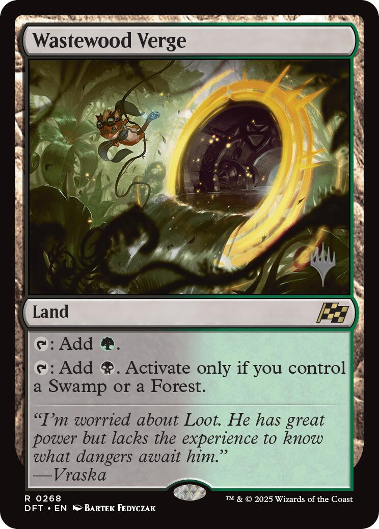 Wastewood Verge (Promo Pack) [Aetherdrift Promos] | Shuffle n Cut Hobbies & Games