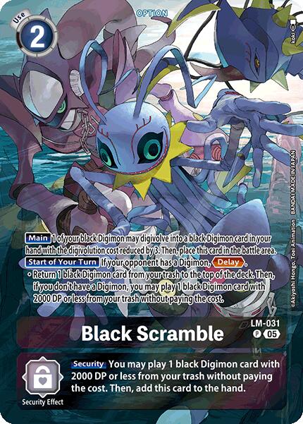 Black Scramble [LM-031] (Alternate Art) [Starter Deck: Protector of Light] | Shuffle n Cut Hobbies & Games