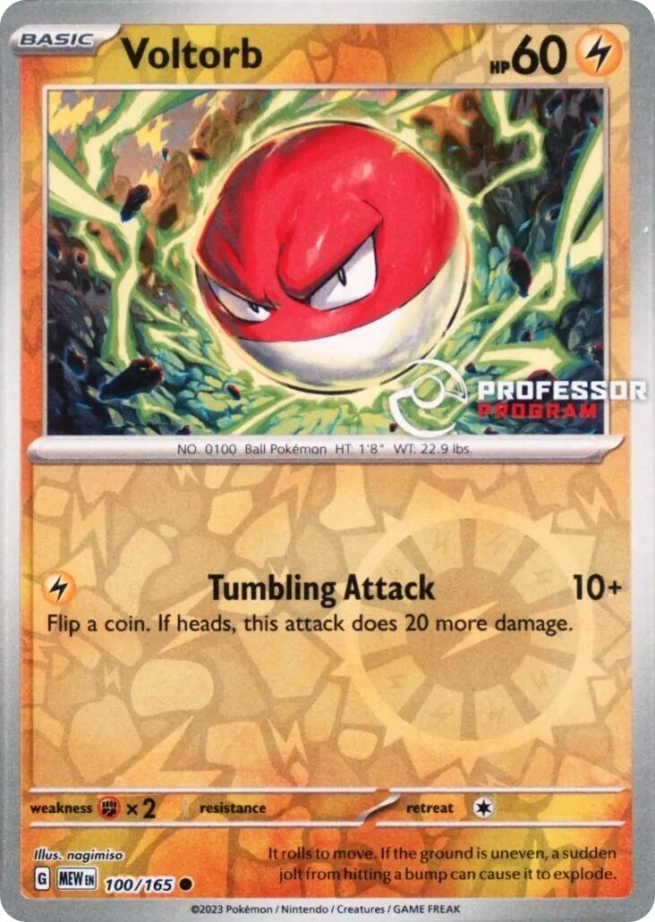 Voltorb (100/165) [Professor Program Promos] | Shuffle n Cut Hobbies & Games