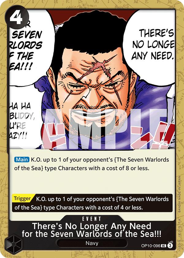 There's No Longer Any Need for the Seven Warlords of the Sea!!! [Royal Blood] | Shuffle n Cut Hobbies & Games