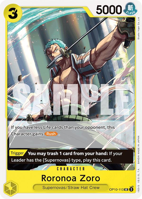 Roronoa Zoro (113) [Royal Blood] | Shuffle n Cut Hobbies & Games