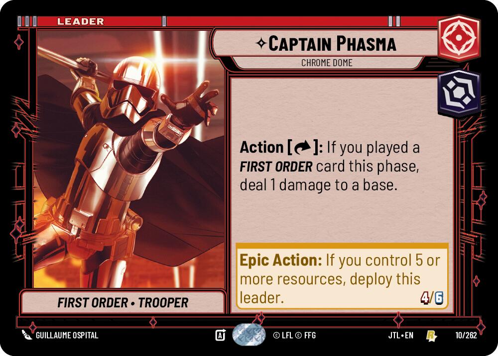 Captain Phasma - Chrome Dome (010/262) (010/257) [Jump to Lightspeed] | Shuffle n Cut Hobbies & Games