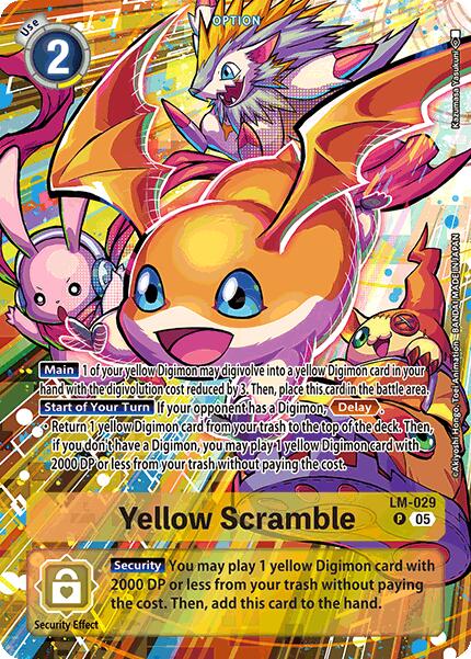 Yellow Scramble [LM-029] (Alternate Art) [Starter Deck: Hero of Hope] | Shuffle n Cut Hobbies & Games