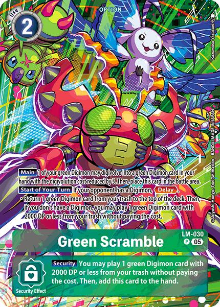Green Scramble [LM-030] (Alternate Art) [Starter Deck: Protector of Light] | Shuffle n Cut Hobbies & Games