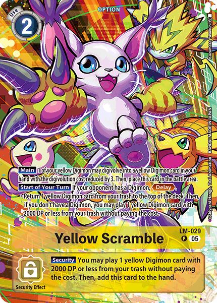 Yellow Scramble [LM-029] (Alternate Art) [Starter Deck: Protector of Light] | Shuffle n Cut Hobbies & Games
