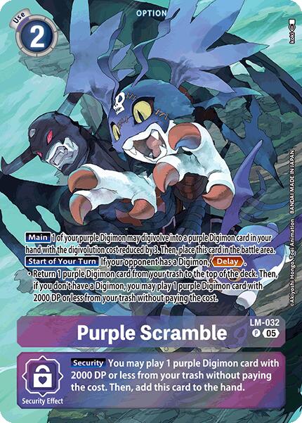Purple Scramble [LM-032] (Alternate Art) [Starter Deck: Hero of Hope] | Shuffle n Cut Hobbies & Games