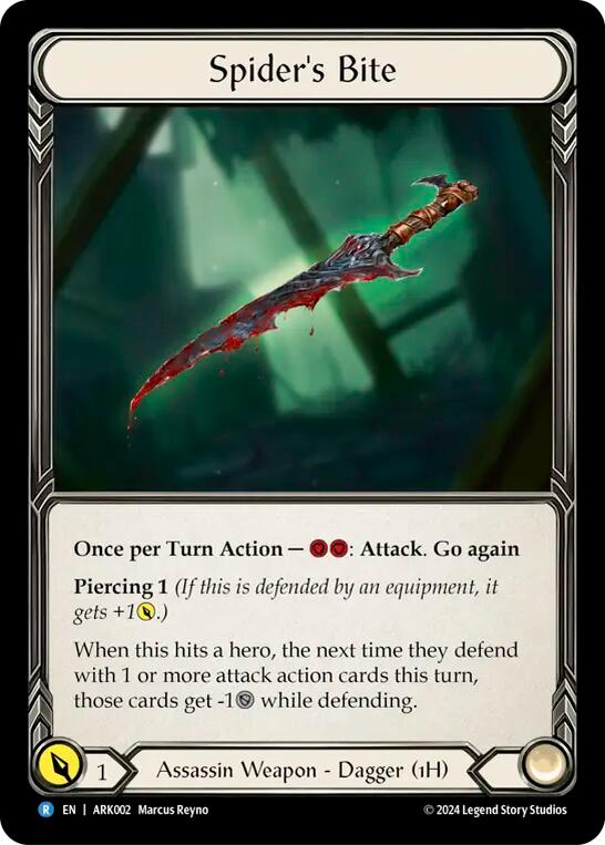 Spider's Bite [ARK002] (The Hunted Arakni Blitz Deck) | Shuffle n Cut Hobbies & Games