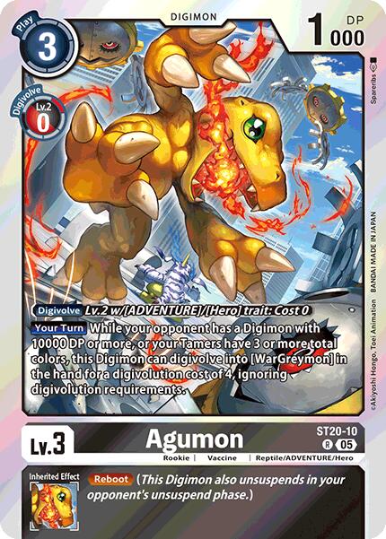Agumon [ST20-10] [Starter Deck: Protector of Light] | Shuffle n Cut Hobbies & Games