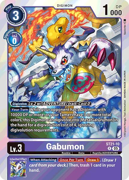 Gabumon [ST21-10] [Starter Deck: Hero of Hope] | Shuffle n Cut Hobbies & Games