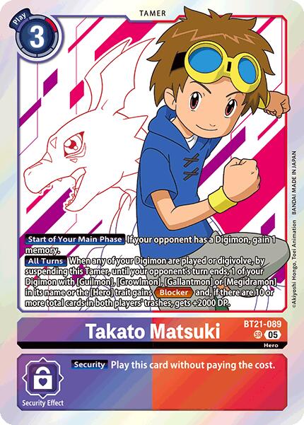 Takato Matsuki [BT21-089] [World Convergence] | Shuffle n Cut Hobbies & Games