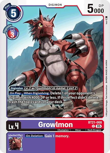 Grolwmon [BT21-068] [World Convergence] | Shuffle n Cut Hobbies & Games