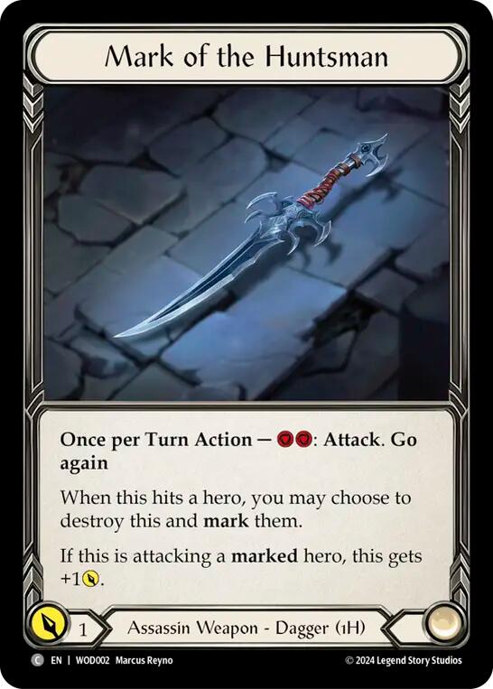 Mark of the Huntsman [WOD002] (The Hunted Arakni, Web of Deceit Blitz Deck) | Shuffle n Cut Hobbies & Games