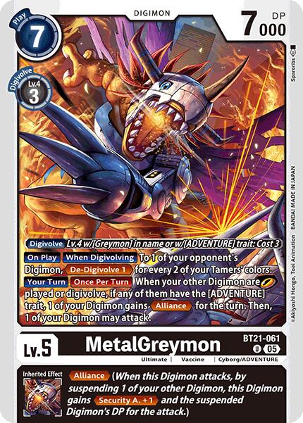MetalGreymon [BT21-061] [World Convergence] | Shuffle n Cut Hobbies & Games