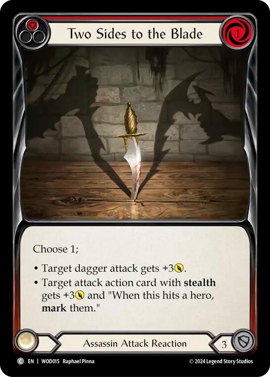 Two Sides to the Blade [WOD015] (The Hunted Arakni, Web of Deceit Blitz Deck) | Shuffle n Cut Hobbies & Games
