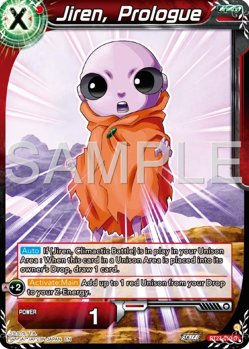 Jiren, Prologue (BT27-010) [History of Z] | Shuffle n Cut Hobbies & Games