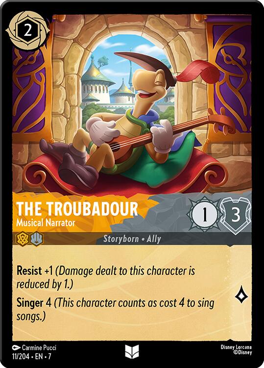 The Troubadour - Musical Narrator (11/204) [Archazia's Island] | Shuffle n Cut Hobbies & Games