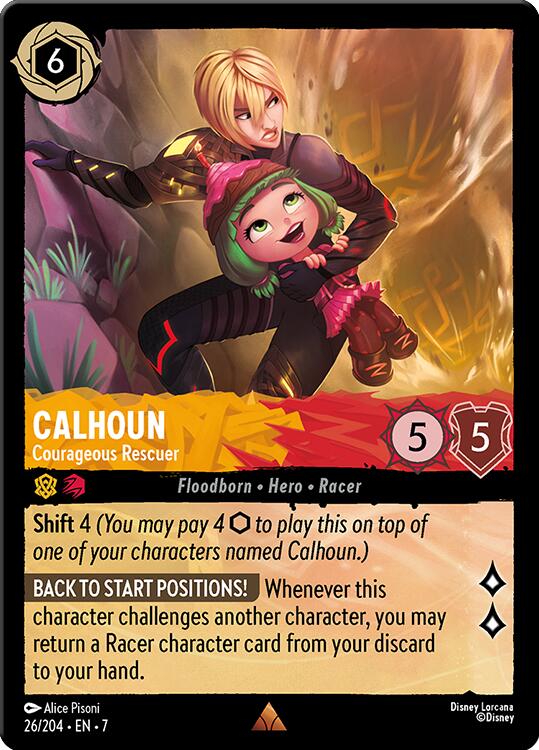 Calhoun - Courageous Rescuer (26/204) [Archazia's Island] | Shuffle n Cut Hobbies & Games