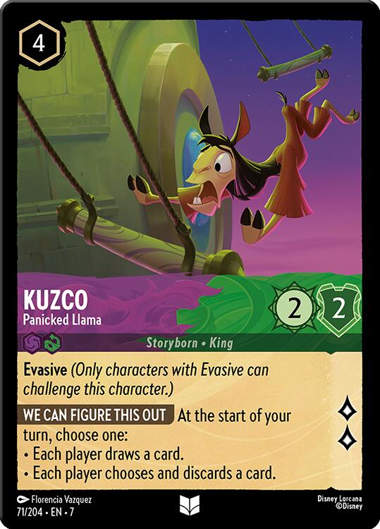 Kuzco - Panicked Llama (71/204) [Archazia's Island] | Shuffle n Cut Hobbies & Games