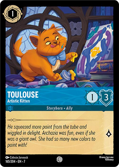 Toulouse - Artistic Kitten (165/204) [Archazia's Island] | Shuffle n Cut Hobbies & Games