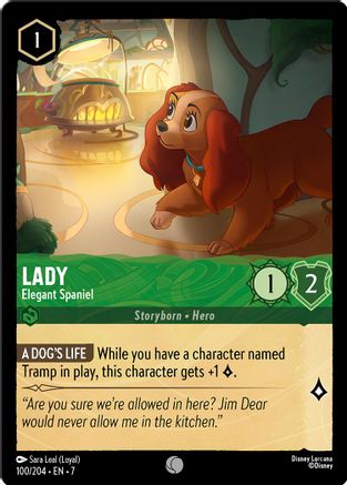 Lady - Elegant Spaniel (100/204) [Archazia's Island] | Shuffle n Cut Hobbies & Games