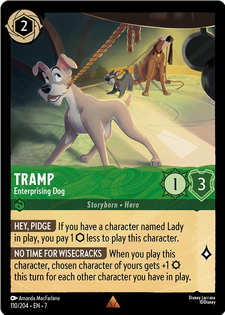 Tramp - Enterprising Dog (110/204) [Archazia's Island] | Shuffle n Cut Hobbies & Games