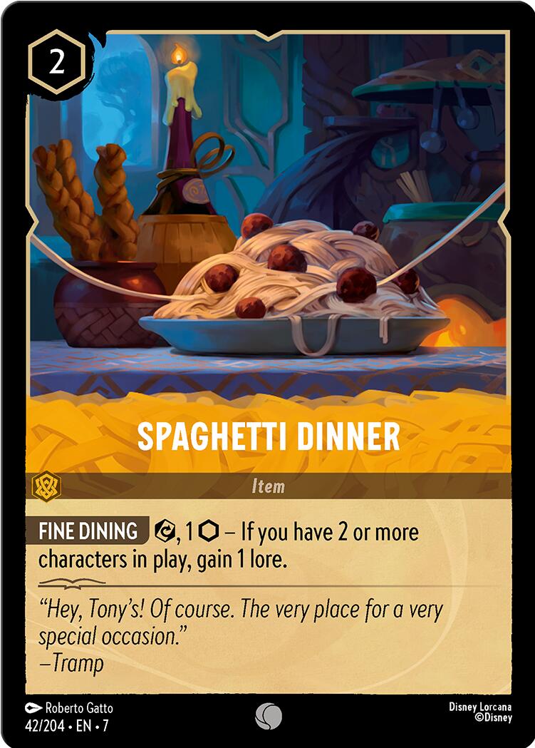 Spaghetti Dinner (42/204) [Archazia's Island] | Shuffle n Cut Hobbies & Games