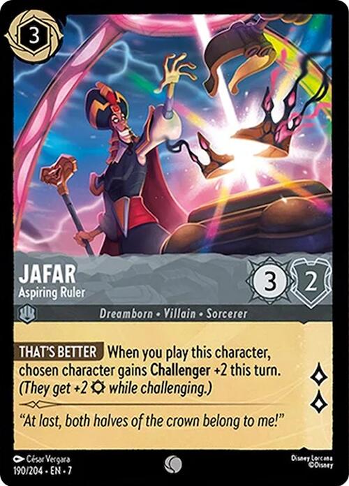 Jafar - Aspiring Ruler (190/204) [Archazia's Island] | Shuffle n Cut Hobbies & Games