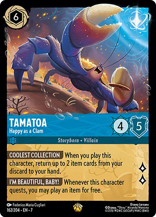 Tamatoa - Happy as a Clam (162/204) [Archazia's Island] | Shuffle n Cut Hobbies & Games