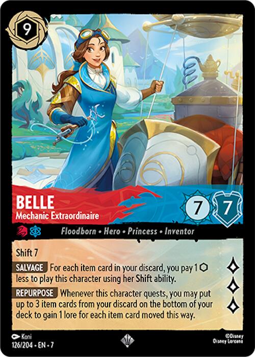 Belle - Mechanic Extraordinaire (126/204) [Archazia's Island] | Shuffle n Cut Hobbies & Games