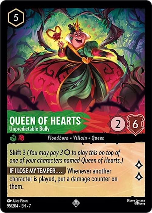 Queen of Hearts - Unpredictable Bully (95/204) [Archazia's Island] | Shuffle n Cut Hobbies & Games