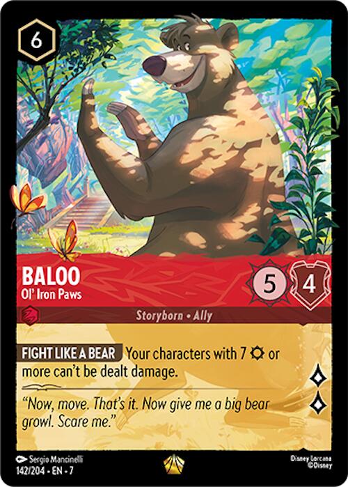 Baloo - Ol' Iron Paws (142/204) [Archazia's Island] | Shuffle n Cut Hobbies & Games