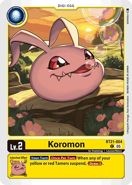 Koromon [BT21-004] [World Convergence] | Shuffle n Cut Hobbies & Games