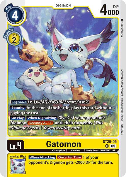 Gatomon [ST20-05] [Starter Deck: Protector of Light] | Shuffle n Cut Hobbies & Games