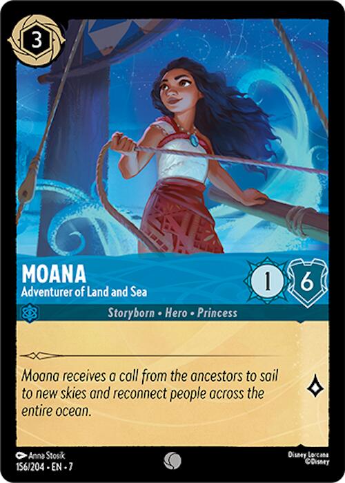 Moana - Adventurer of Land and Sea (156/204) [Archazia's Island] | Shuffle n Cut Hobbies & Games