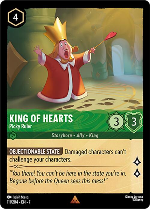 King of Hearts - Picky Ruler (111/204) [Archazia's Island] | Shuffle n Cut Hobbies & Games