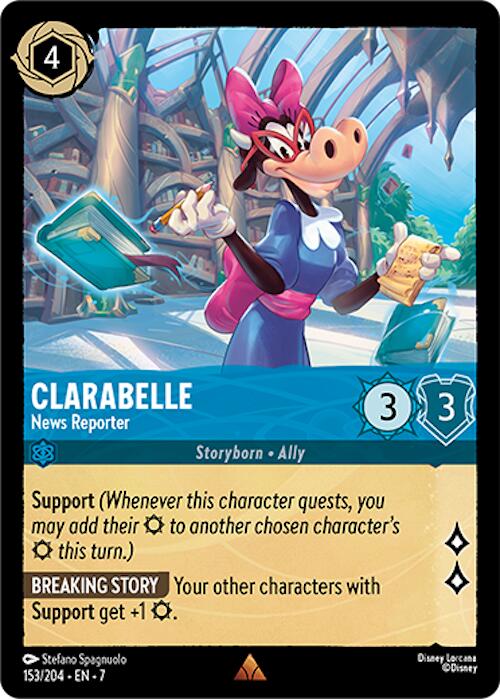 Clarabelle - News Reporter (153/204) [Archazia's Island] | Shuffle n Cut Hobbies & Games