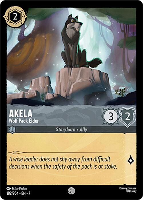 Akela - Wolf Pack Elder (182/204) [Archazia's Island] | Shuffle n Cut Hobbies & Games
