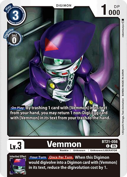 Vemmon [BT21-056] [World Convergence] | Shuffle n Cut Hobbies & Games