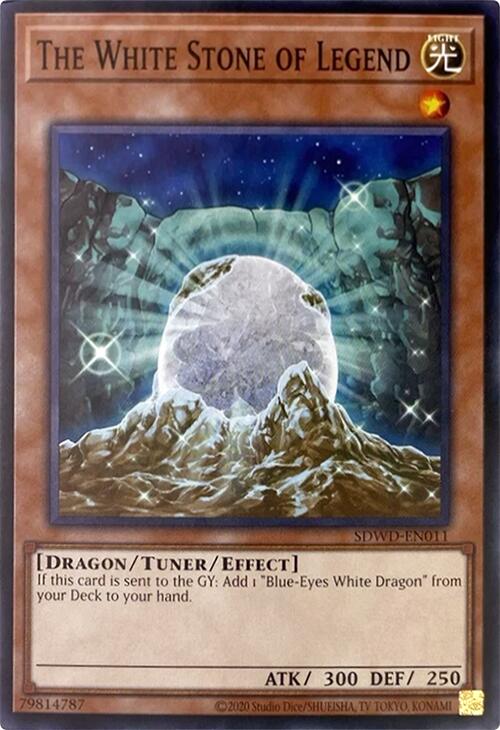 The White Stone of Legend (Unlimited Misprint) [SDWD-EN011] Common | Shuffle n Cut Hobbies & Games