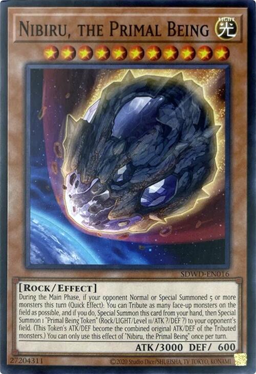 Nibiru, the Primal Being (Unlimited Misprint) [SDWD-EN016] Common | Shuffle n Cut Hobbies & Games