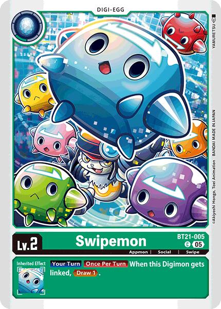 Swipemon [BT21-005] [World Convergence] | Shuffle n Cut Hobbies & Games