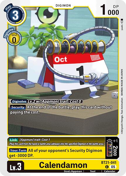 Calendamon [BT21-041] [World Convergence] | Shuffle n Cut Hobbies & Games