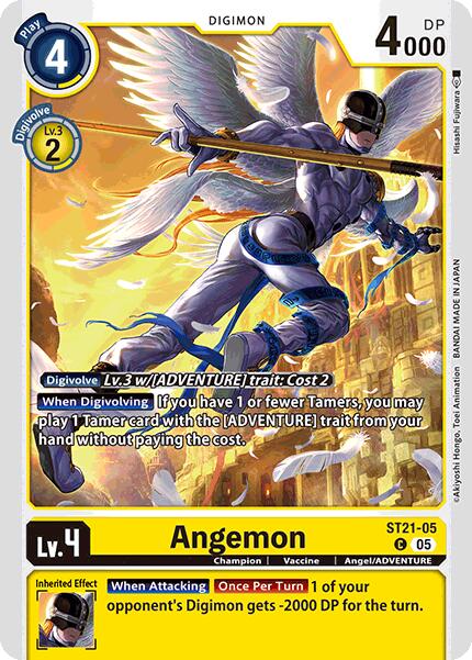 Angemon [ST21-05] [Starter Deck: Hero of Hope] | Shuffle n Cut Hobbies & Games