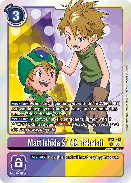 Matt Ishida & T.K. Takaishi [ST21-13] [Starter Deck: Hero of Hope] | Shuffle n Cut Hobbies & Games