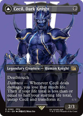 Cecil, Dark Knight // Cecil, Redeemed Paladin (Borderless) [FINAL FANTASY] | Shuffle n Cut Hobbies & Games