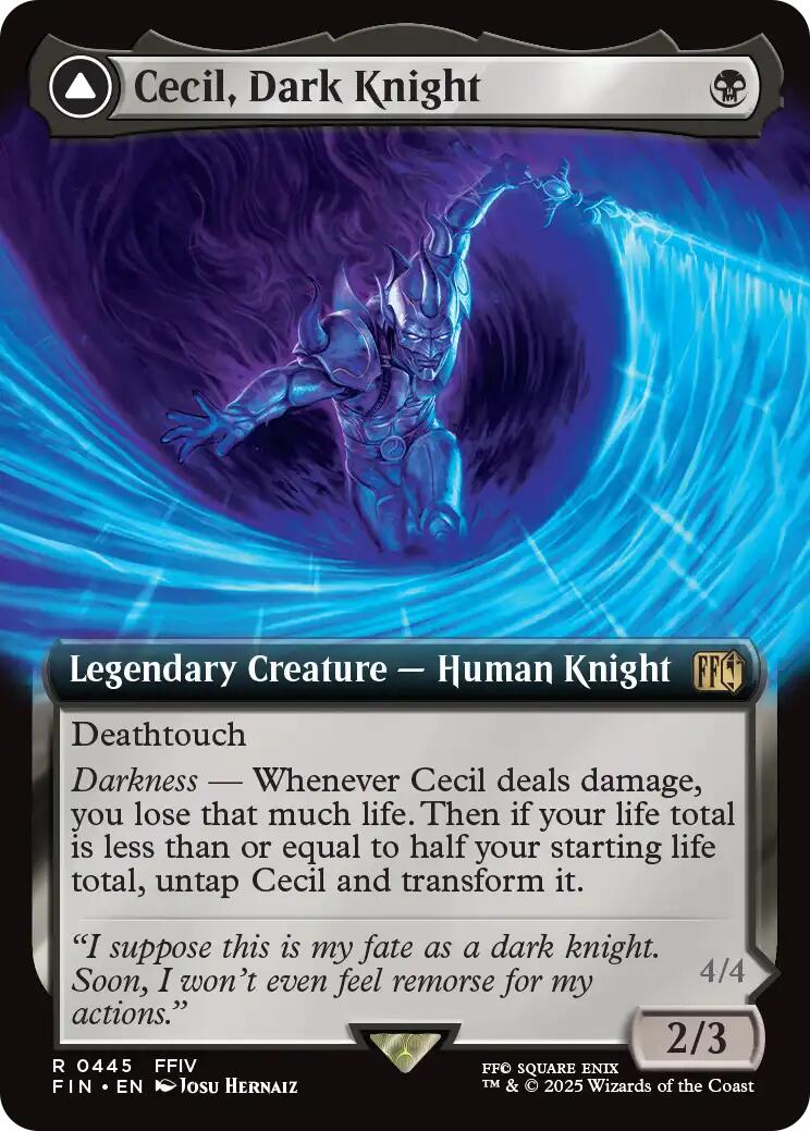 Cecil, Dark Knight // Cecil, Redeemed Paladin (Extended Art) [FINAL FANTASY] | Shuffle n Cut Hobbies & Games