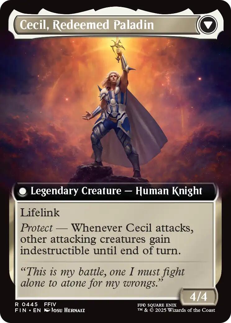 Cecil, Dark Knight // Cecil, Redeemed Paladin (Extended Art) [FINAL FANTASY] | Shuffle n Cut Hobbies & Games